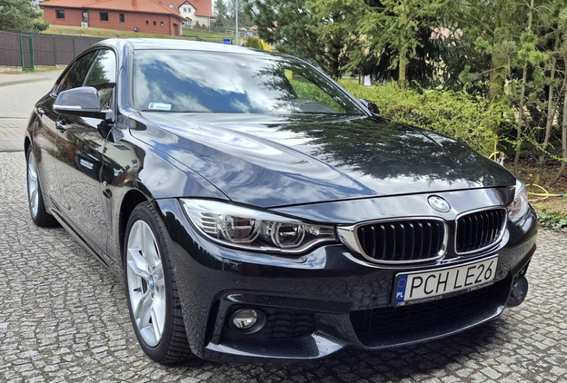 BMW Seria 4 cena 82900 przebieg: 120000, rok produkcji 2015 z Chodzież małe 277